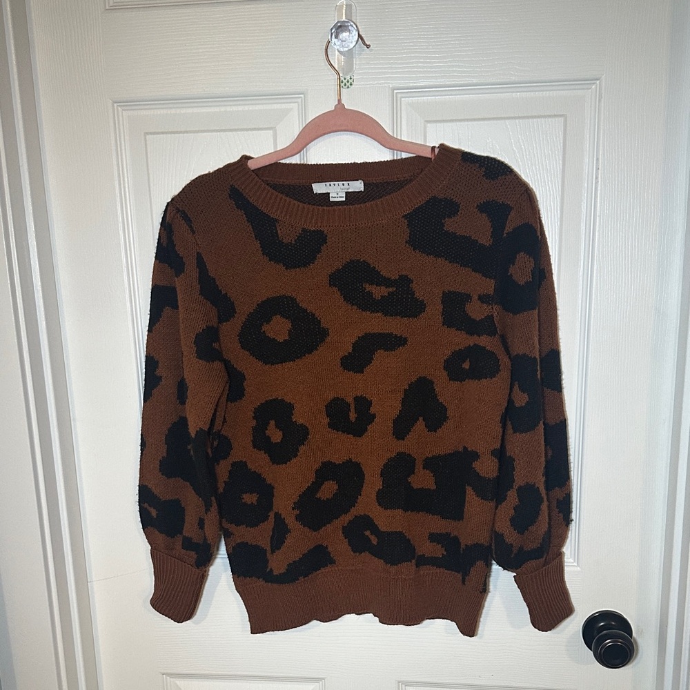 FAVLUX leopard print sweater